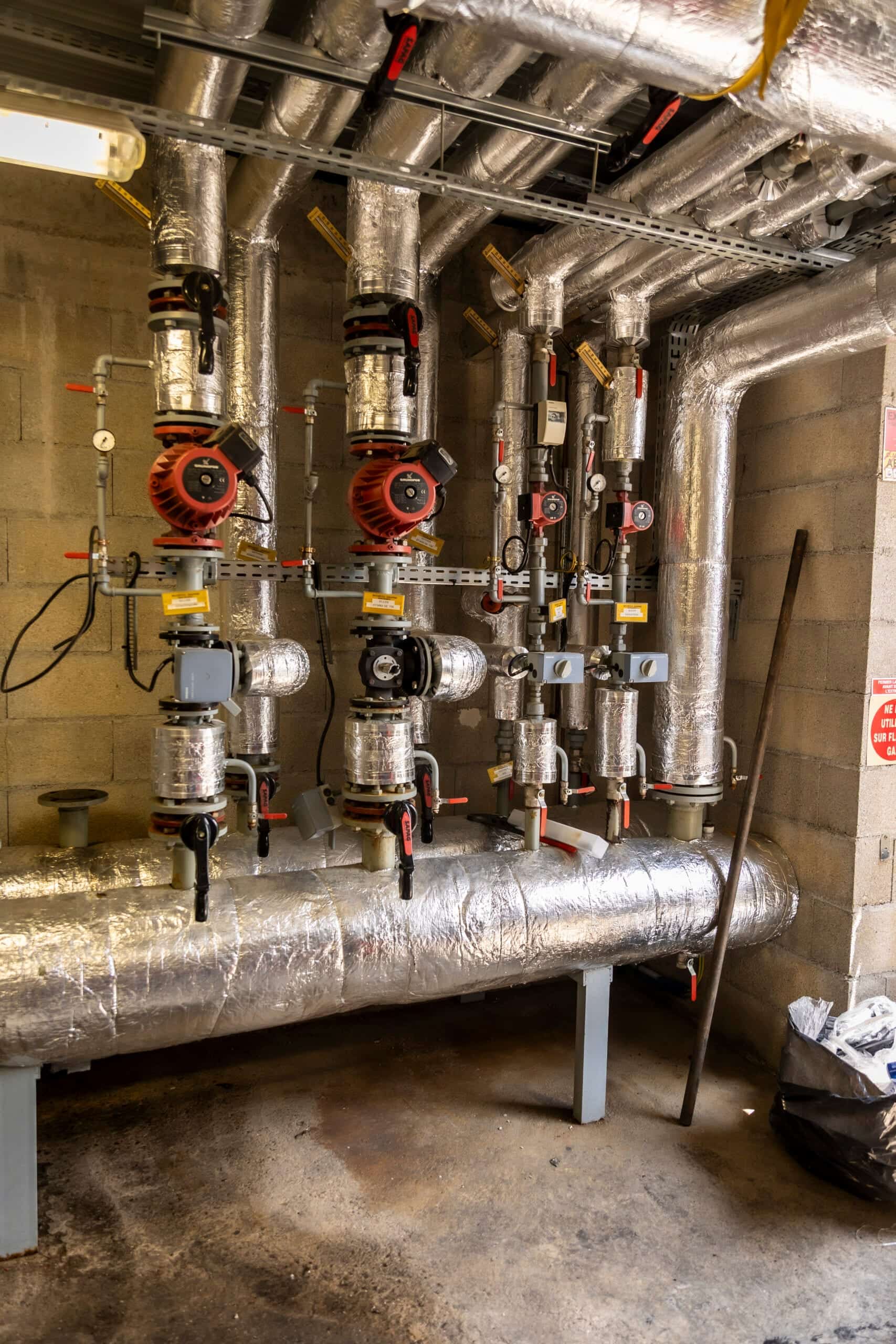 Chantier chauffage Riboulet
